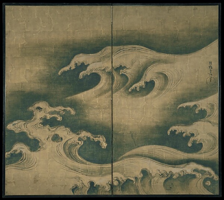 Bouřlivé vlny, Ogata Kōrin
