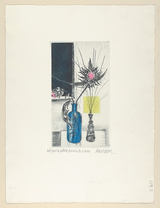 La petite bouteille bleue, Samuel Amsler