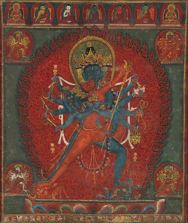 Čakrasamvara a Vadžravaráhí, neznámý autor — Nepal, Kathmandu Valley