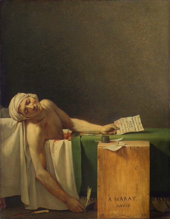 Smrt Marata, Jacques-Louis David