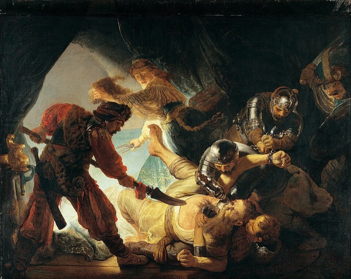 Oslepení Samsona, Rembrandt van Rijn