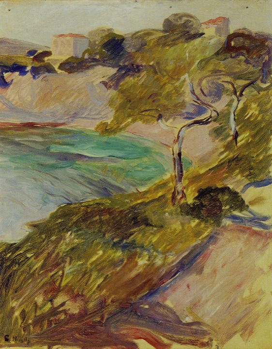 Stromy u Středozemního moře, Edvard Munch