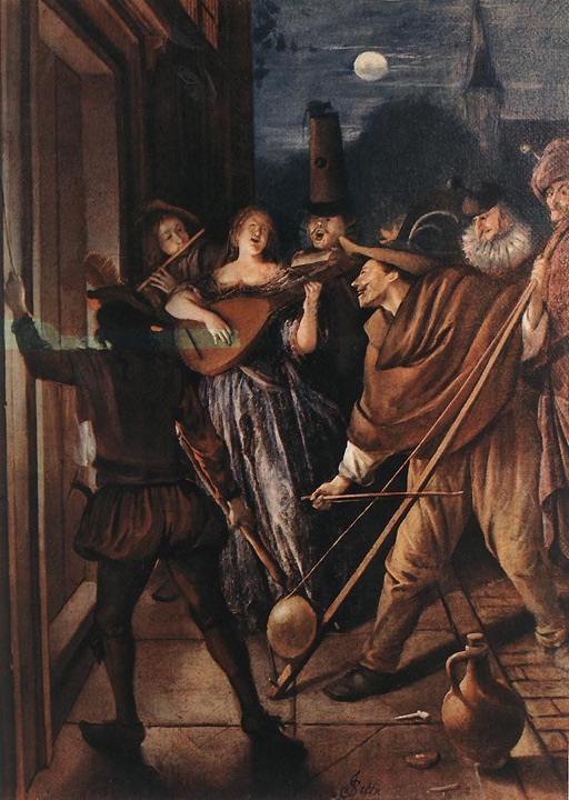 Noční serenáda, Jan Steen