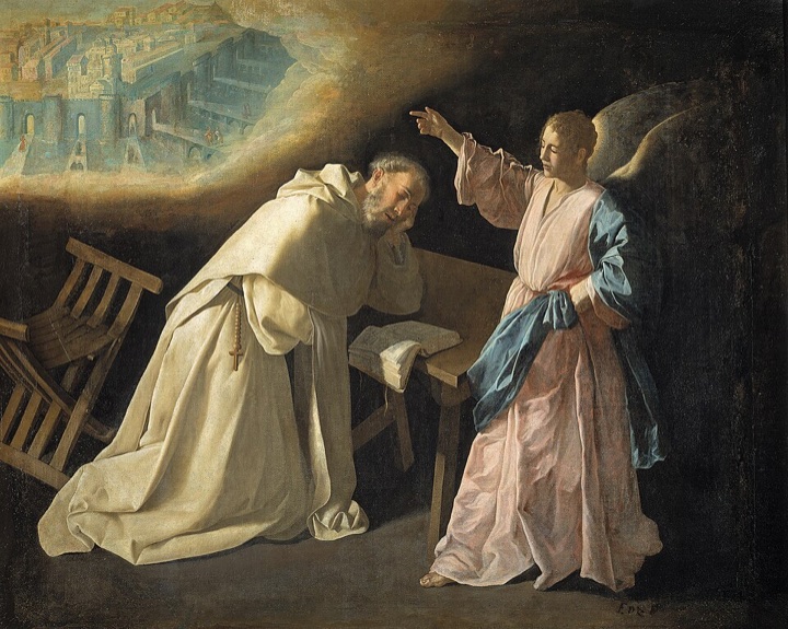 Vidění svatého Petra Nolaska, Francisco de Zurbarán
