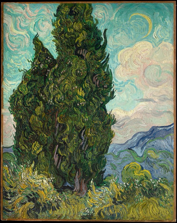 Cypřiše, Vincent van Gogh