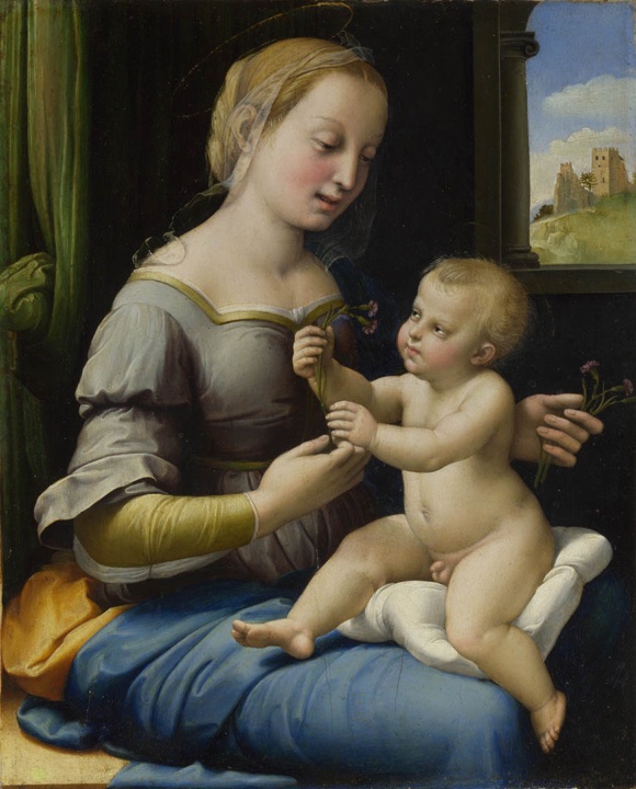 Madona s karafiáty, Raphael