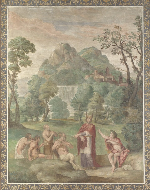 Midasův soud, Domenichino
