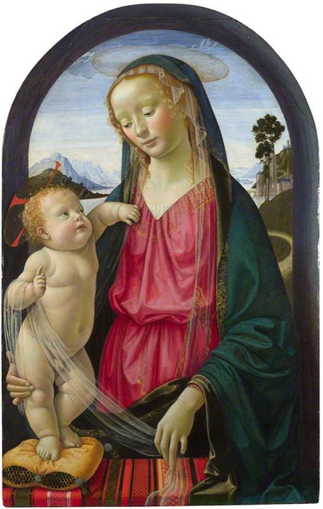 Panna Marie s dítětem, Domenico Ghirlandaio