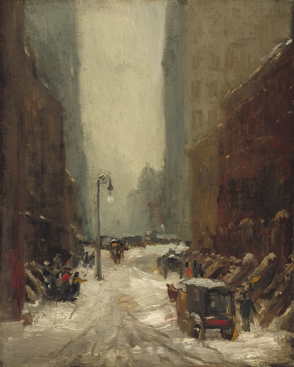 Sníh v New Yorku, Robert Henri