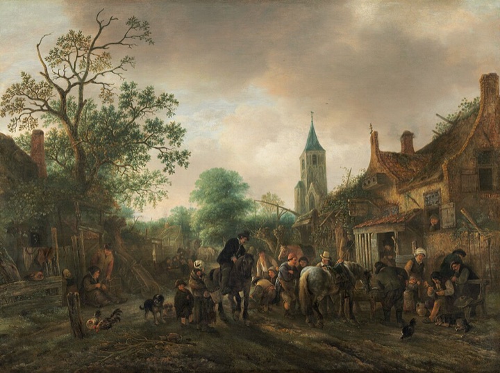 Zastávka u hostince, Isaac van Ostade
