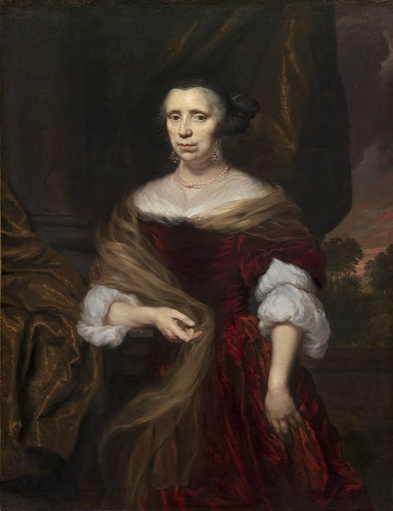 Portrét dámy, Nicolaes Maes