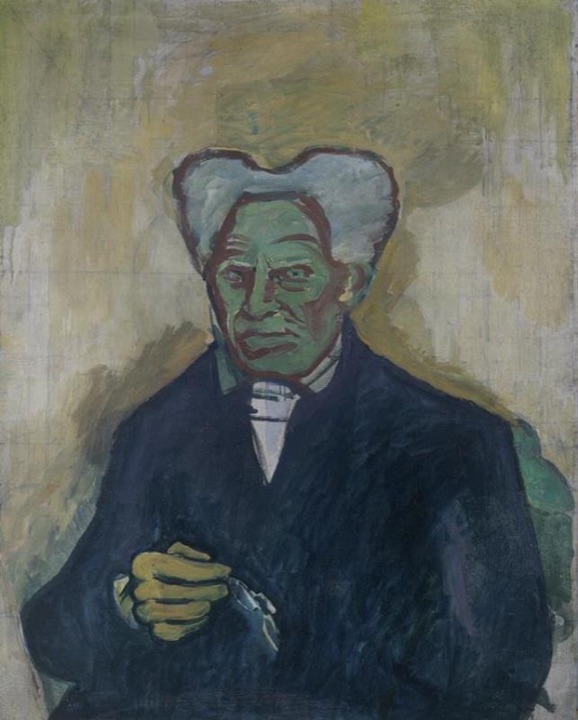 Portrét Schopenhauera, Bohumil Kubišta