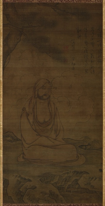 Bódhidharma pod borovicí, Yishan Yining