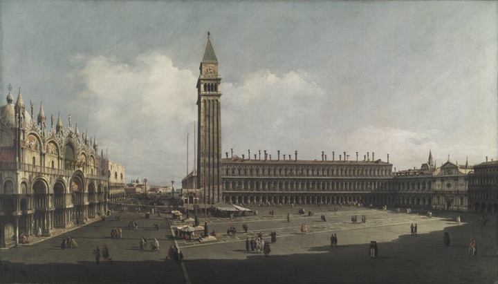 Piazza San Marco, Benátky, Bernardo Bellotto