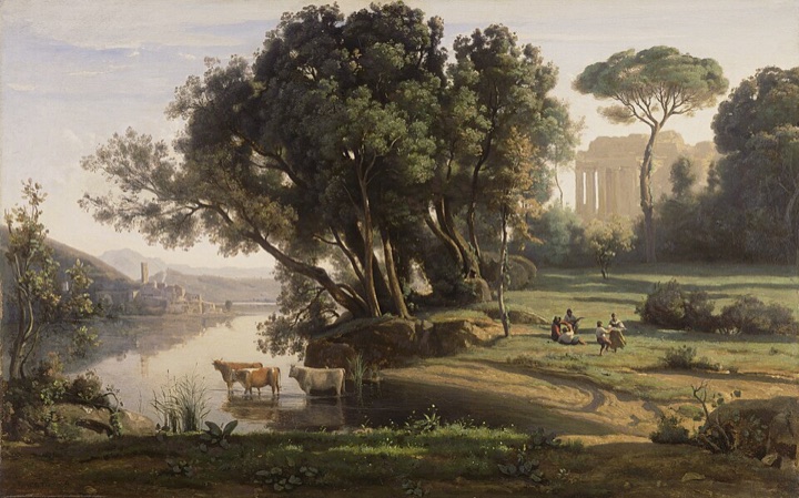 Italská krajina, Jean-Baptiste Camille Corot