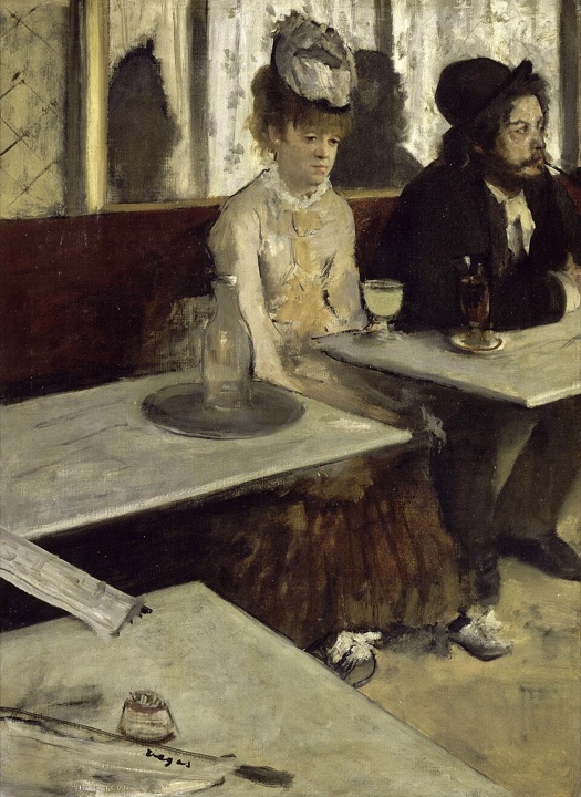 Absint, Edgar Degas