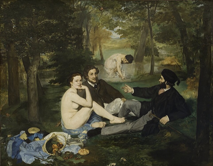 Snídaně v trávě, Édouard Manet