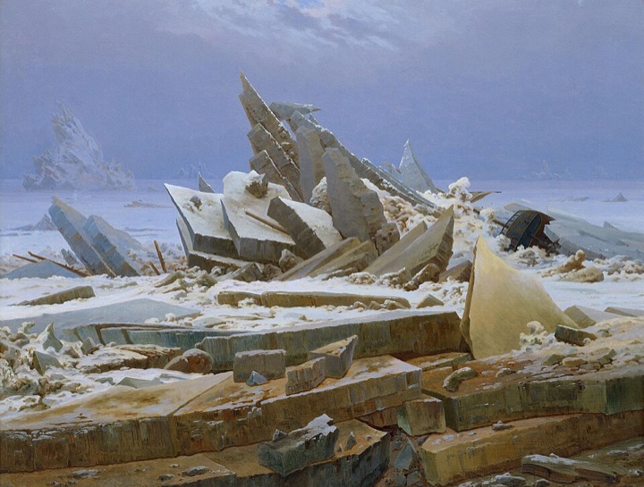 Moře ledu, Caspar David Friedrich