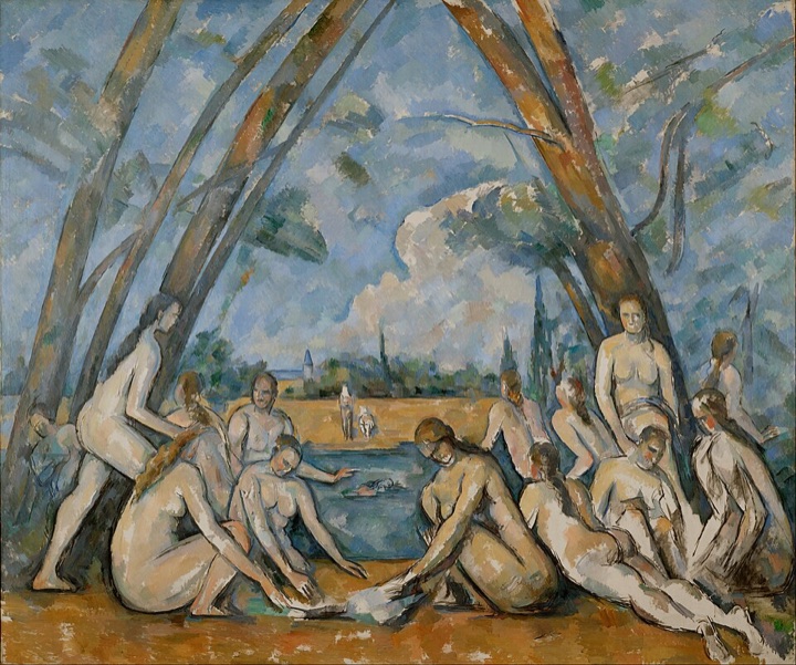 Velké koupající se, Paul Cézanne