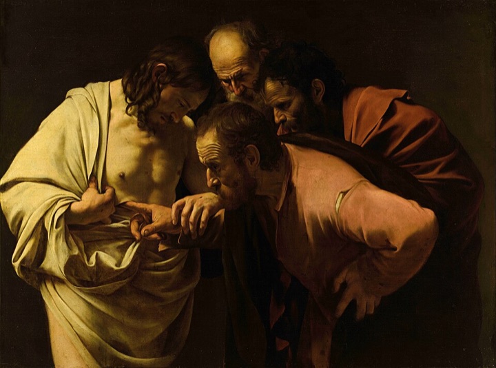 Nevěřící Tomáš, Caravaggio