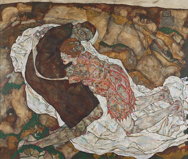 Smrt a dívka, Egon Schiele