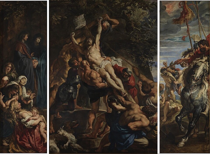 Vztyčení kříže, Peter Paul Rubens