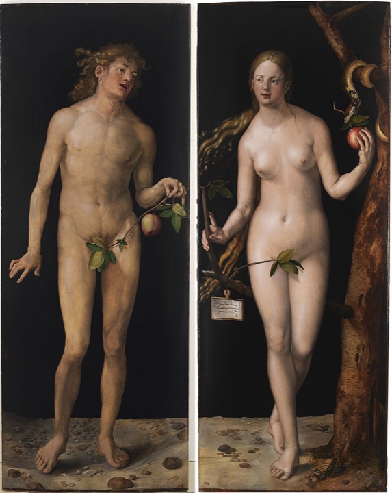 Adam a Eva, Albrecht Dürer