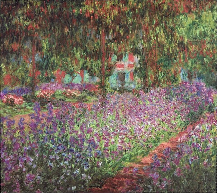 Umělcova zahrada v Giverny, Claude Monet