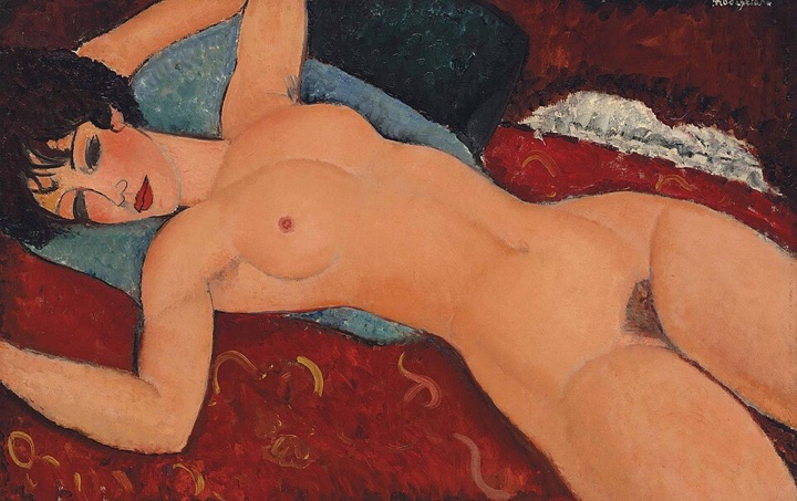 Ležící akt, Amedeo Modigliani