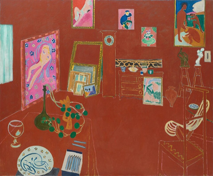 Červený ateliér, Henri Matisse