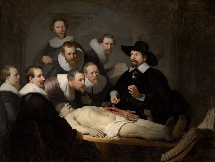 Anatomie doktora Tulpa, Rembrandt van Rijn