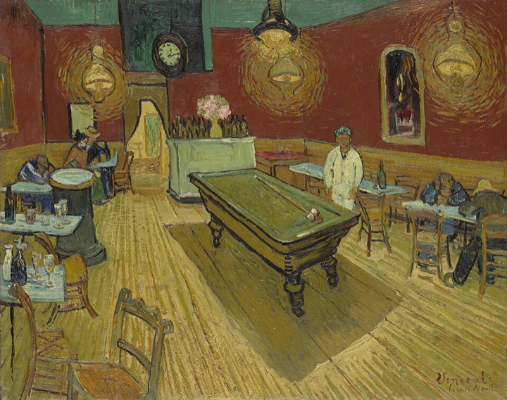 Noční kavárna, Vincent van Gogh