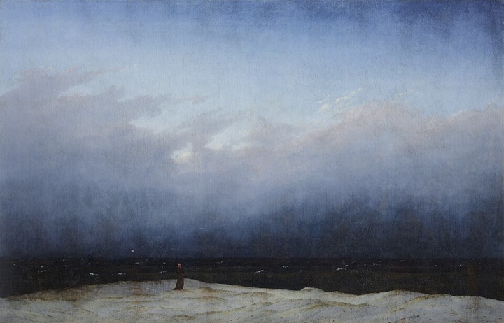 Mnich u moře, Caspar David Friedrich