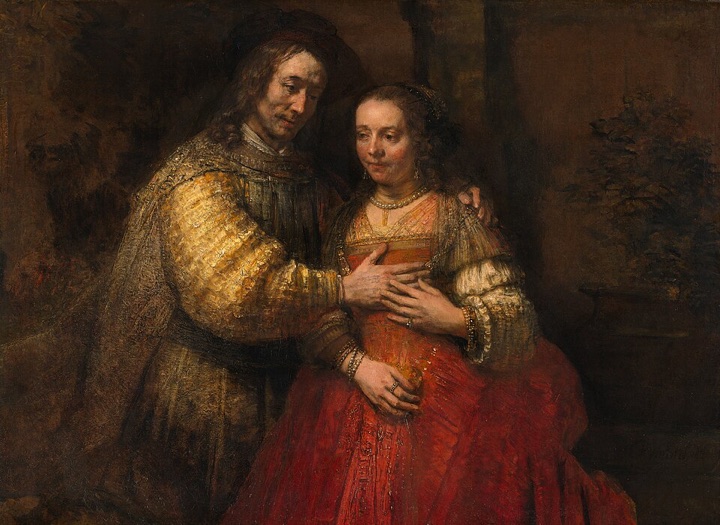 Židovská nevěsta, Rembrandt van Rijn