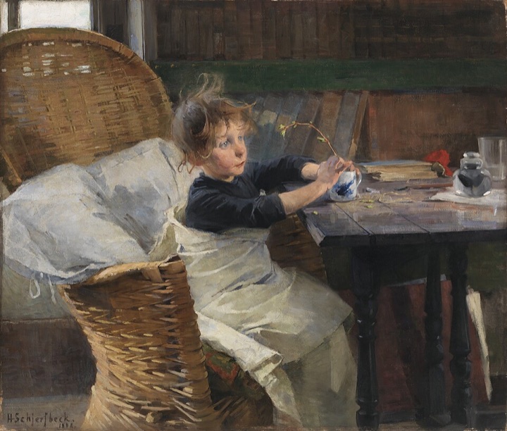 Rekonvalescentka, Helene Schjerfbeck