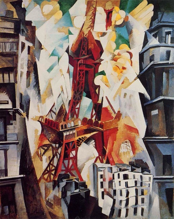 Martovo pole: Červená věž, Robert Delaunay