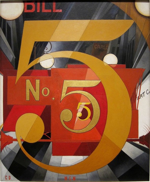 Viděl jsem číslici 5 ve zlatě, Charles Demuth