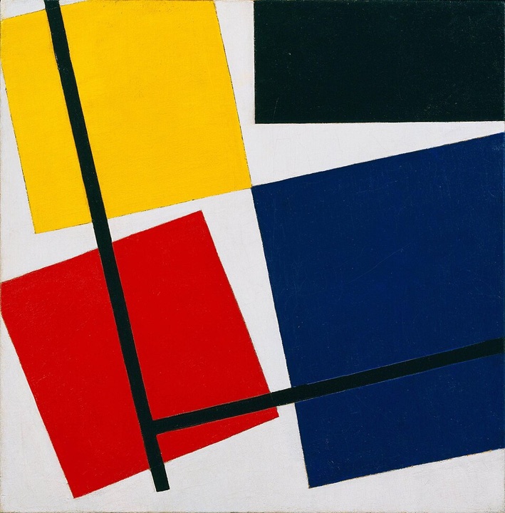 Simultánní kontrakompozice, Theo van Doesburg