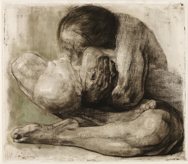 Žena s mrtvým dítětem, Käthe Kollwitz