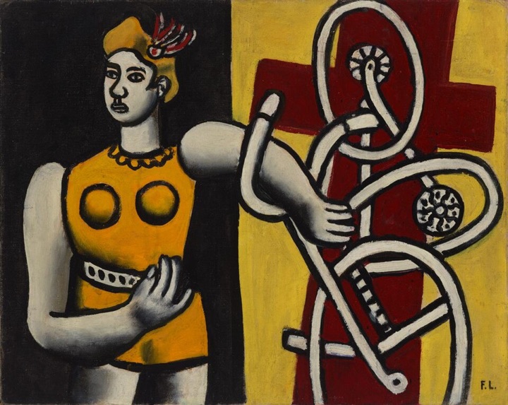 Julie, krásná cyklistka, Fernand Léger