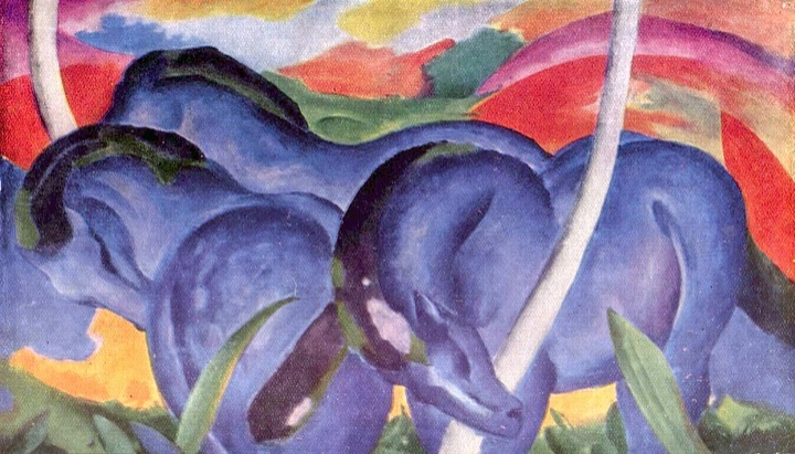 Velcí modří koně, Franz Marc