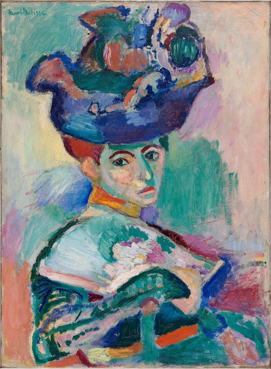 Žena s kloboukem, Henri Matisse
