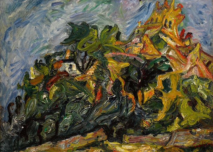 Pohled na Céret, Chaïm Soutine