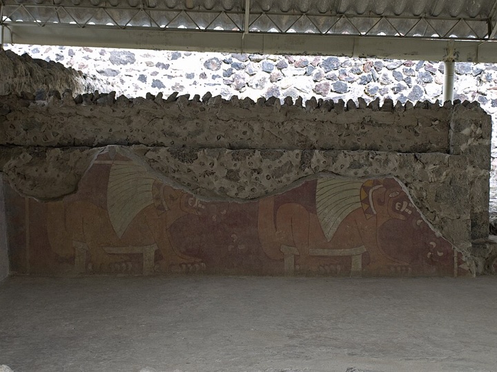 Jaguáři v paláci Tetitla, neznámí teotihuacánští malíři