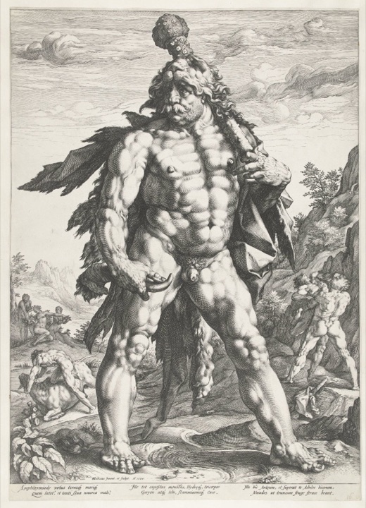 De grote Hercules, Hendrick Goltzius