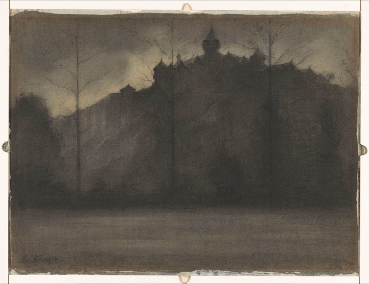 Avond met regen, Eduard Karsen