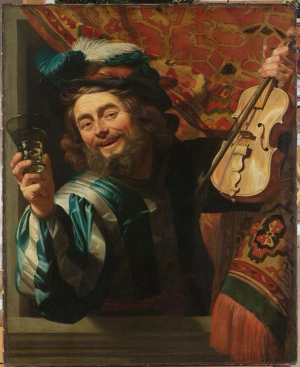 Veselý houslista, Gerard van Honthorst