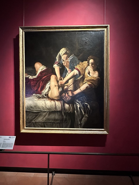 Judit stíná Holoferna, Artemisia Gentileschi
