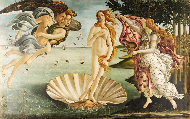 Zrození Venuše, Sandro Botticelli