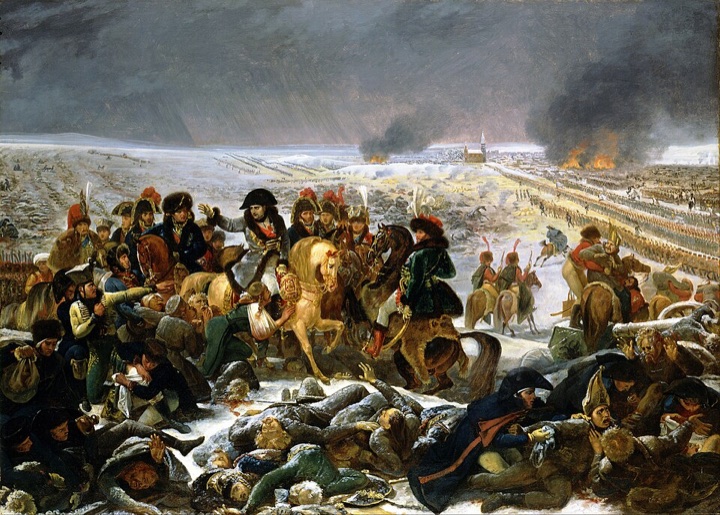 Napoleon na bojišti u Jílového (Eylau), Antoine-Jean Gros